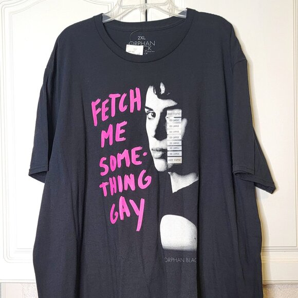 ORPHAN BLACK FELIX FE "FETCH ME SOMETHING GAY" NWT Sz 2X Men's - Picture 1 of 4